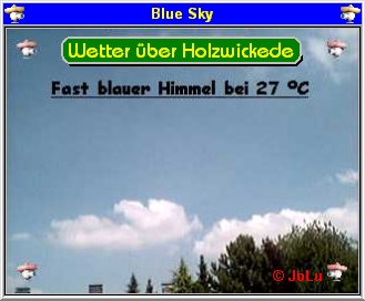 Blue Sky  über  Holzwickede
Fast blauer Himmel bei 27 °C